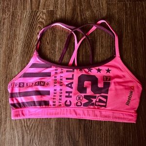 Reebok Speedwick Pink Sports Bra